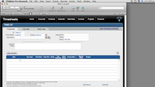 Staff  Personnel Time Entry  Logging Time in FileMaker  FileMaker Videos [upl. by Rambow]