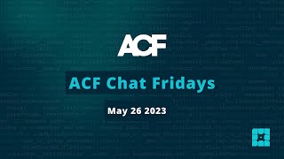 ACF Chat Friday – May 26 2023 Options Page UI Demo ACF 62 features [upl. by Langdon]