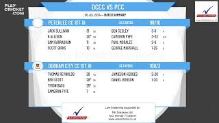 Durham City CC 1st XI v Peterlee CC 1st XI [upl. by Robins415]