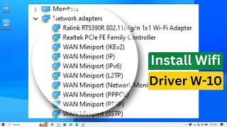 How to Install Wifi Driver in Windows 10 [upl. by Kester67]