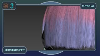 Realtime Hair for Games haircards  P7  Ornatrix 3ds Max  Fibershop [upl. by Colley]