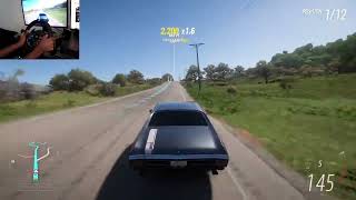 Forza Horizon 5  Chevrolet Chevelle Super Sport 454  Road Race  Steering Wheel Gameplay [upl. by Leunamesoj]