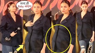 Alia Bhatt SHOCKING Weight Gain in 5 Month of Pregnancy as Seen at Darling Promotion [upl. by Nnylarej376]