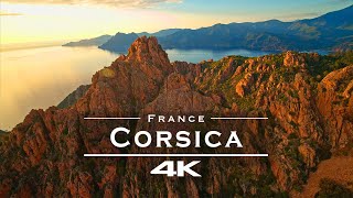 Corsica France 🇫🇷  by drone 4K [upl. by Carbo]