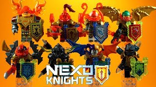 Nexo Knights 2018 Season 5 Unofficial LEGO Minifigures Jestro Aaron Robin Lance Macy Clay amp Axl [upl. by Rodmann]