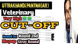 Uttrakhand Veterinary College Cutoff  Pantnagar Veterinary College Cutoff [upl. by Arriet]