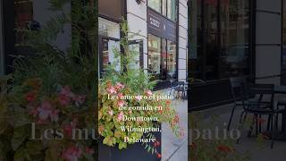 Patio de comida en Downtown Wilmington delaware [upl. by Ytsirk]