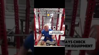 SQUAT RACK FEAR UNLOCKED shortsfeed shorts gym [upl. by Azrim]