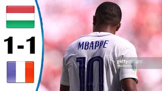 Résumé Du Match Hongrie vs France 11 Buts amp Temps Forts EURO2021 [upl. by Charyl]