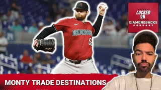 Potential Jordan Montgomery Trade Destinations Diamondbacks 2025 Zips Projections [upl. by Barbara]