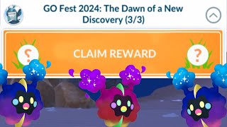 GO FEST 2024 The Dawn of a New Discovery Special Research task in Pokemon go [upl. by Kcir565]