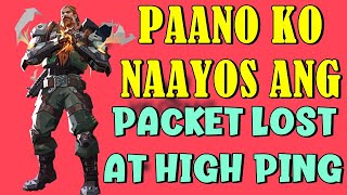 HOW TO FIX VALORANT AND OTHER GAMES PACKET LOST HIGH PING FIXED 2022  Tagalog Tutorial [upl. by Chrysler]