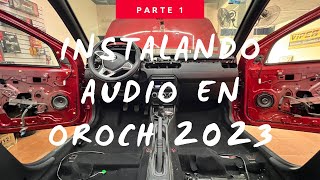 Instalamos audio en Renault Oroch 2023 [upl. by Noiramaj685]