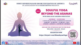 Soulful Yoga Beyond the Asanas  1 hour Meditation Introduction Workshop [upl. by Ardisi]