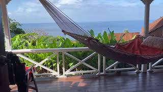 View from private villa at Stonefield Villa Resort St Lucia [upl. by Duntson]