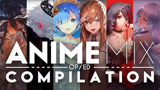 Ultimate Anime Openings  Endings Compilation FULL SONGS 8 Hour mix 22 Years of Anime [upl. by Zertnom]