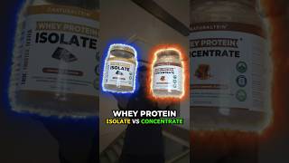 Whey protein Concentrate Vs Isolate shockingtruth exercise [upl. by Julius905]