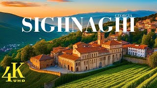 Sighnaghi Georgia 🇬🇪 4K UHD  Drone Footage [upl. by Coralie]