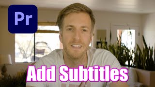 How to create SUBTITLES in Premiere Pro [upl. by Endor675]