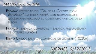 Agenda económica del 6 de diciembre 2013 [upl. by Hoeg335]