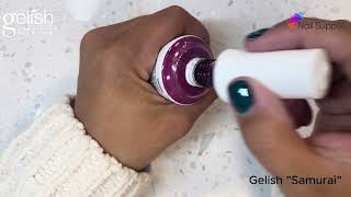 Gelish quotSamuriquot Swatch Video [upl. by Fabian]