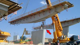 This Modern Bridge Construction Method is Very INCREDIBLE Amazing Construction Equipment Machine ▶2 [upl. by Eerehc]