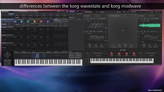 Differences between the korg wavestate and modwave [upl. by Eugatnom]