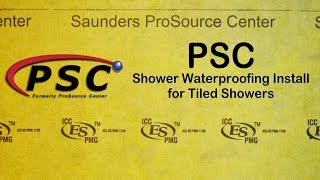 OLDfor refrence PSC Pro Advanced Shower Waterproofing Install like Schluter Kerdi 32 x 60 Offset [upl. by Yenhpad114]