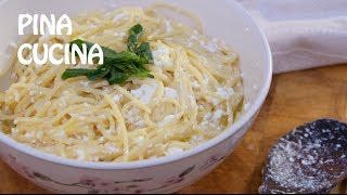 How to cook Pasta è Ricotta  Pina Cucina Ep 3 [upl. by Porte]