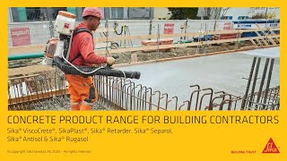 Sika Concrete Product Range for Building Contractors [upl. by Yerggoeg]