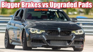 Testing Different Brake Upgrades on my BMW 340i Brake Pads vs Big Brake Kit [upl. by Saire300]