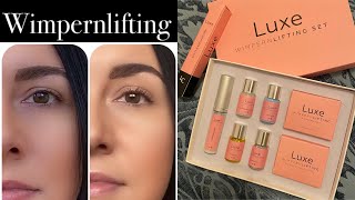 Wimpernlifting selber machen  VERLOSUNG Luxe Cosmetics  Deutsch  Desi [upl. by Bergeman911]