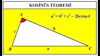 Kosinüs Teoremine 5 KANIT [upl. by Longtin]