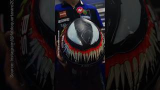 Fabio Quartararo Wears a Special Helmet at The Thai GP  motogp fabioquartararo venom scorpion [upl. by Oiramal]