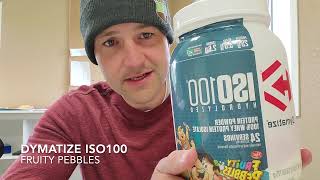 Protein Review Dymatize ISO100 Fruity Pebbles [upl. by Lauro52]