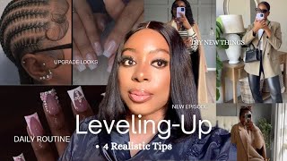 LEVELING UP Realistic Tips that you can start doing now A better version of you levelupselfhelp [upl. by Casper]