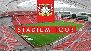 BAY ARENA Stadium Tour  The Home of BAYER LEVERKUSEN  Germany Travel Guide [upl. by Leighland]