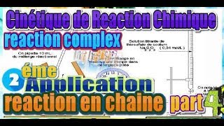 cinétique chimique smc s5  part 734  reaction en chaine [upl. by Cindy234]