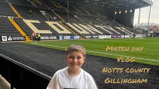 Match Day VLOG as Notts County face Gillingham [upl. by Gwendolyn]