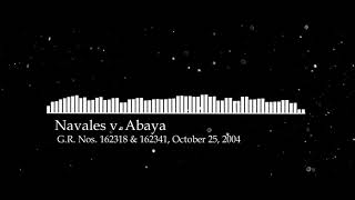 Navales v Abaya [upl. by Eisserc210]