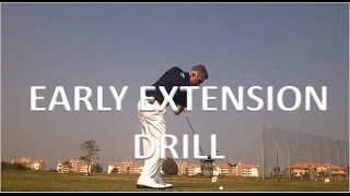 Golf Early Extension Drill [upl. by Arracot]