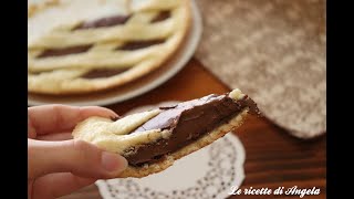 Crostata alla Nutella cremosa che non secca in cottura [upl. by Fairley28]