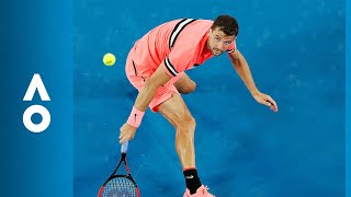 Grigor Dimitrov v Mackenzie McDonald match highlights 2R  Australian Open 2018 [upl. by Nimrahc]