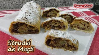 STRUDEL DE MAÇÃ muito fácil e delicioso [upl. by Head]