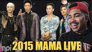 BIGBANG MAMA 2015 Performance  Bae Bae Bang Bang Bang Loser REACTION [upl. by Manley]