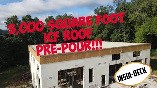 5000 Square Foot ICF Roof Preview [upl. by Caton991]