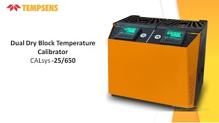 DUAL DRY BLOCK TEMPERATURE CALIBRATOR CALsys 25650 [upl. by Ahseinad]