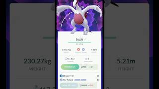 Team rocket go vs my shiny lugiashiny lugia is awesome pokemon gaming shorts battle pokemongo [upl. by Eudo]