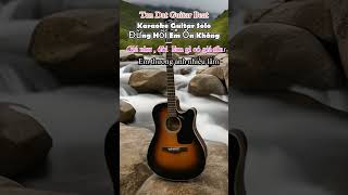 Karaoke Đừng Hỏi Em Ổn Không  H2K x Diệu Vân Guitar Solo Beat Acoustic  Tan Dat Guitar Beat [upl. by Vincelette]