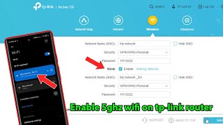 How to enable 5ghz wifi on tp link router [upl. by Brandtr]